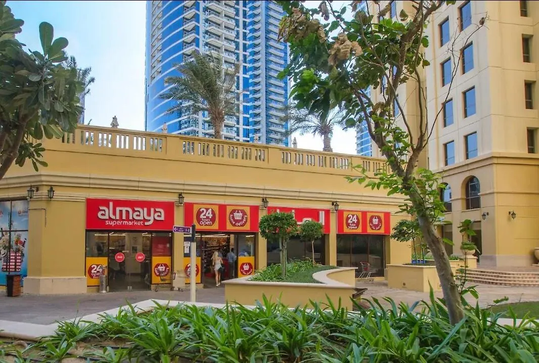 Sleek Marina 1Br Perfect For Families Apartamento Dubai